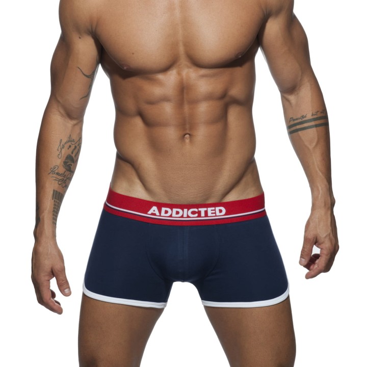 Granatowe Bokserki męskie Curve Navy Addicted