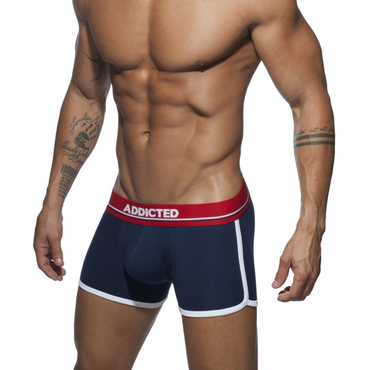 Granatowe Bokserki męskie Curve Navy Addicted
