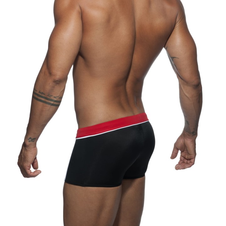 Kąpielówki męskie Sport Detail Binding Black Addicted