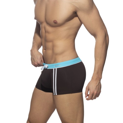 Kąpielówki męskie Sport Detail Binding Brown Addicted