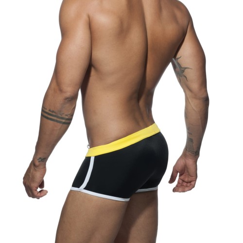 Czarne kąpielówki męskie Plain Black Addicted