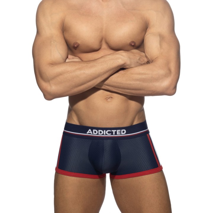 Bokserki męskie krótkie Sport Mesh Navy Addicted