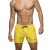 Kąpielówki męskie z długą nogawką Basic Yellow Addicted