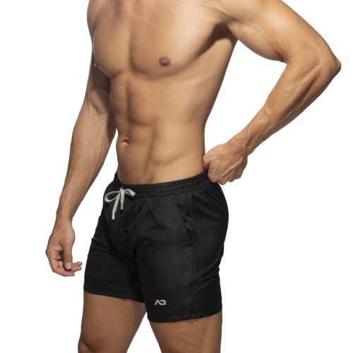 Czarne kąpielówki męskie Basic Black Addicted