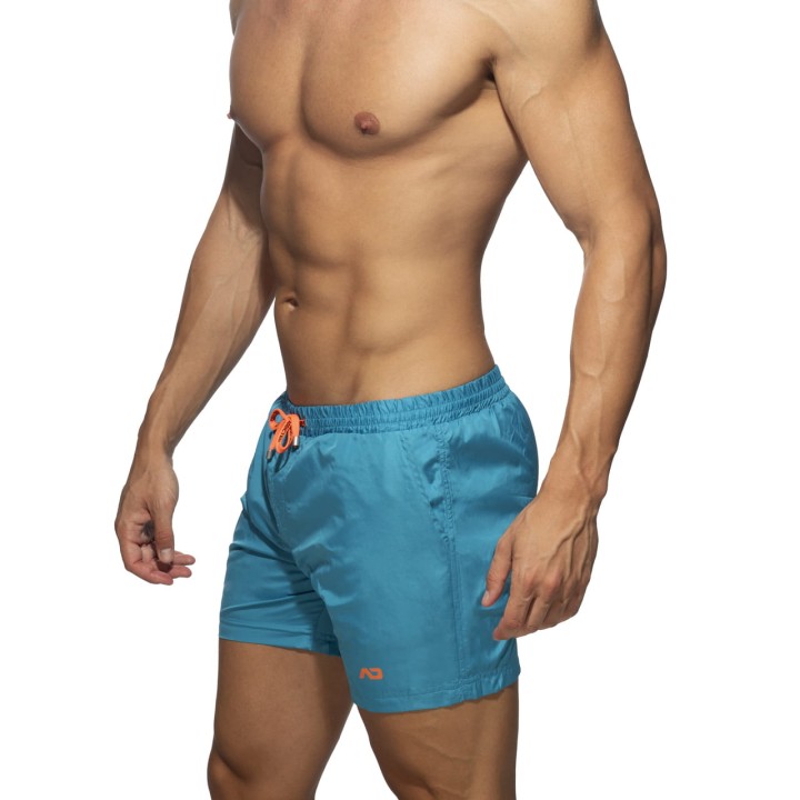 Turkusowe kąpielówki męskie Basic Peacock Addicted