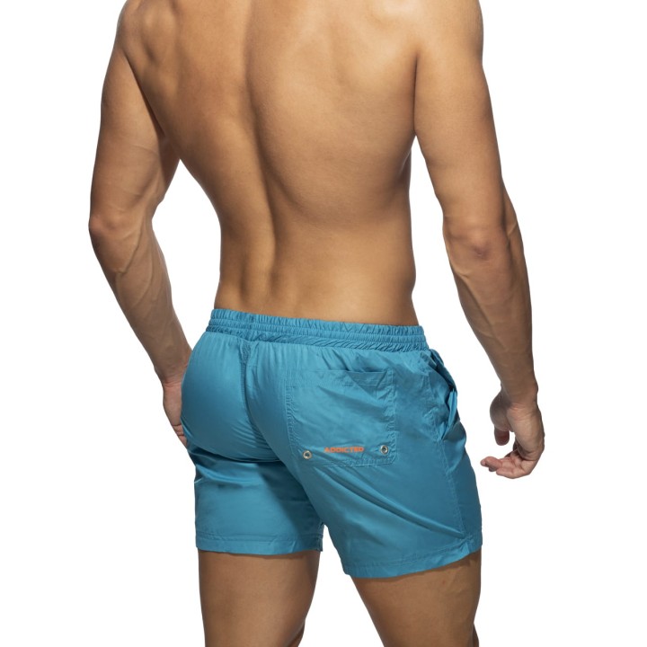 Turkusowe kąpielówki męskie Basic Peacock Addicted